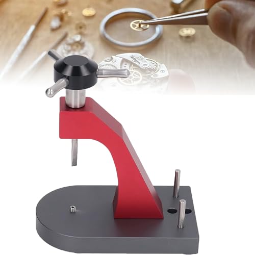 WFUAHA Watch Back Case Opener, Rotary Watch Bottom Cover Opener, Desktop Watch Back Opener, Watch Repair Kit, Aluminiumlegierung Batterie-Ersatz-Band-Reparatur-Handwerkzeug von WFUAHA