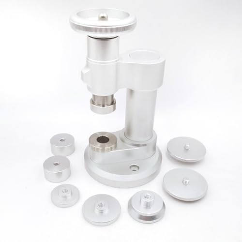 WFUAHA Watch Back Case Press Tool, Back Cover Capper Watch Press, Watch Battery Replacement Tool, Spiral Manual Crystal Lünette Punching Machine, für Uhrenreparateure WFUAHA Watch Back Case Press Tool, Back Cover Capper Watch Press, Watch Battery Replacement Tool, Spiral Manual Crystal Lünette Punching Machine, für Uhrenreparateure von WFUAHA