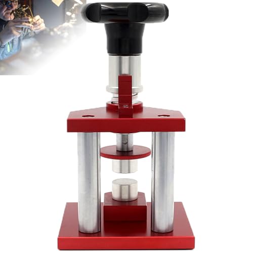 WFUAHA Watch Press, Watch Repair Tool, Watch Press Back Press Machine Screw Case Cover Press Watch Repair Pressing Tool for Watch Repairing, with 20 Dies Watch Repair WFUAHA Watch Press, Watch Repair Tool, Watch Press Back Press Machine Screw Case Cover Press Watch Repair Pressing Tool for Watch Repairing, with 20 Dies Watch Repair von WFUAHA