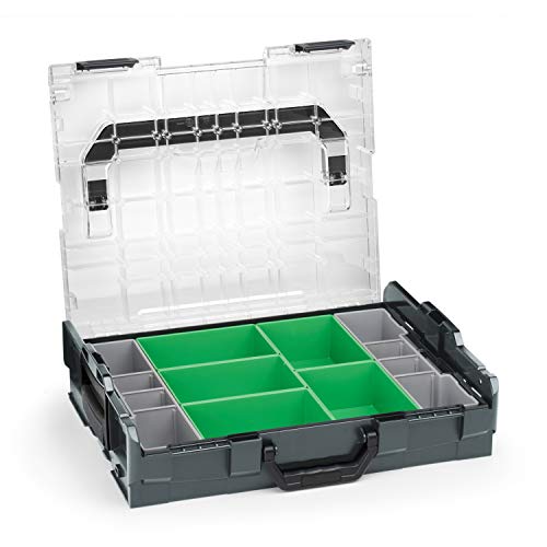 Bosch Sortimo Sortimentskasten L BOXX 102 anthrazit Deckel transparent mit Insetboxen-Set D3 Sortierboxen für Kleinteile | ideale Schraubenbox Aufbewahrung Kleinteilemagazin Alternative Bosch Sortimo Sortimentskasten L BOXX 102 anthrazit Deckel transparent mit Insetboxen-Set D3 Sortierboxen für Kleinteile | ideale Schraubenbox Aufbewahrung Kleinteilemagazin Alternative von WFix
