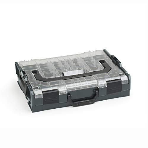 Sortimo Bosch L-BOXX 102 Kunststoff Werkzeugkoffer anthrazit Deckel transparent leer Sortierbox für Kleinteile | ideale Schraubenaufbewahrung System Sortimo Bosch L-BOXX 102 Kunststoff Werkzeugkoffer anthrazit Deckel transparent leer Sortierbox für Kleinteile | ideale Schraubenaufbewahrung System von WFix