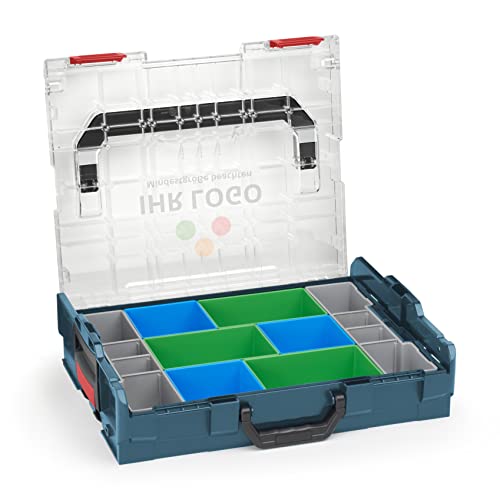 Sortimo L-BOXX 102 professional blau mit transparentem Deckel individuell anpassbar mit Ihrem Logo | Insetboxen-Set CD3 Sortierboxen | ideale Kleinteile-Aufbewahrung Werkzeugkoffer Sortimo L-BOXX 102 professional blau mit transparentem Deckel individuell anpassbar mit Ihrem Logo | Insetboxen-Set CD3 Sortierboxen | ideale Kleinteile-Aufbewahrung Werkzeugkoffer von WFix