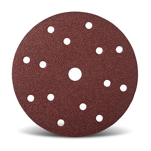 Wfix Craft IK88 Schleifscheiben 150mm Klett mit 15-Loch-Perforation für Exzenterschleifer | Körnung P120 - medium - 50er Profi Schleifpapier Set für Holzschliff Wfix Craft IK88 Schleifscheiben 150mm Klett mit 15-Loch-Perforation für Exzenterschleifer | Körnung P120 - medium - 50er Profi Schleifpapier Set für Holzschliff von WFix