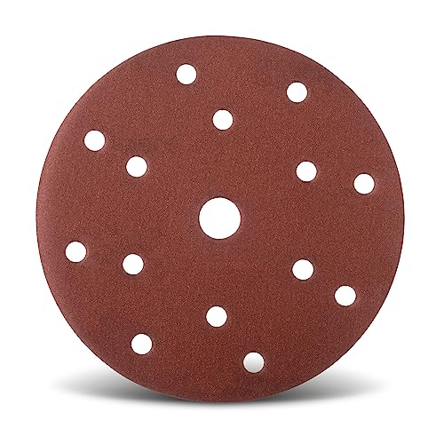 Wfix Craft IK88 Schleifscheiben 150mm Klett mit 15-Loch-Perforation für Exzenterschleifer | Körnung P240 - fein - 50er Profi Schleifpapier Set für Holzschliff Wfix Craft IK88 Schleifscheiben 150mm Klett mit 15-Loch-Perforation für Exzenterschleifer | Körnung P240 - fein - 50er Profi Schleifpapier Set für Holzschliff von WFix