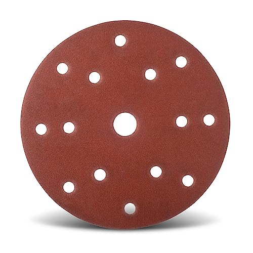 Wfix Craft IK88 Schleifscheiben 150mm Klett mit 15-Loch-Perforation für Exzenterschleifer | Körnung P320 - fein - 50er Profi Schleifpapier Set für Holzschliff Wfix Craft IK88 Schleifscheiben 150mm Klett mit 15-Loch-Perforation für Exzenterschleifer | Körnung P320 - fein - 50er Profi Schleifpapier Set für Holzschliff von WFix