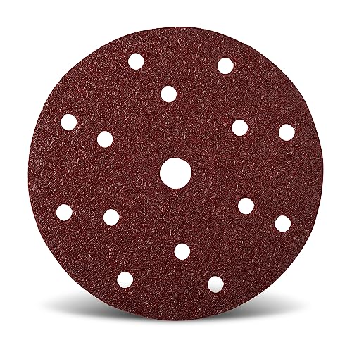 Wfix Craft IK88 Schleifscheiben 150mm Klett mit 15-Loch-Perforation für Exzenterschleifer | Körnung P40 - grob - 50er Profi Schleifpapier Set für Holzschliff Wfix Craft IK88 Schleifscheiben 150mm Klett mit 15-Loch-Perforation für Exzenterschleifer | Körnung P40 - grob - 50er Profi Schleifpapier Set für Holzschliff von WFix