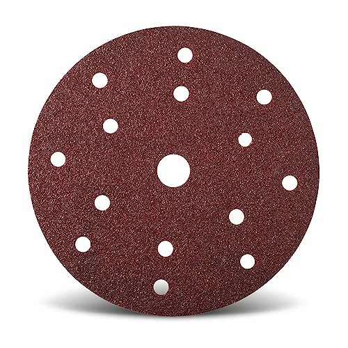 Wfix Craft IK88 Schleifscheiben 150mm Klett mit 15-Loch-Perforation für Exzenterschleifer | Körnung P60 - grob - 50er Profi Schleifpapier Set für Holzschliff Wfix Craft IK88 Schleifscheiben 150mm Klett mit 15-Loch-Perforation für Exzenterschleifer | Körnung P60 - grob - 50er Profi Schleifpapier Set für Holzschliff von WFix