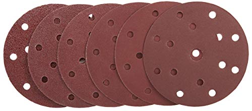 Wfix Craft IK88 Schleifscheiben 150mm Klett mit 15-Loch-Perforation für Exzenterschleifer | Körnungen P40 P60 P80 P120 P180 P240 je 10 Stück - 60er Profi Schleifpapier Set für Holzschliff Wfix Craft IK88 Schleifscheiben 150mm Klett mit 15-Loch-Perforation für Exzenterschleifer | Körnungen P40 P60 P80 P120 P180 P240 je 10 Stück - 60er Profi Schleifpapier Set für Holzschliff von WFix