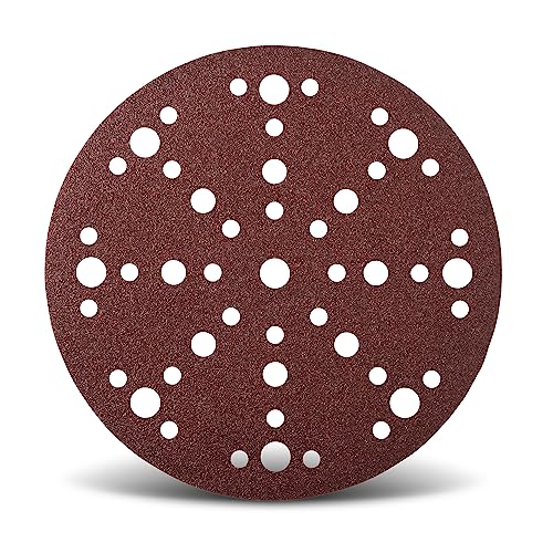 Wfix Craft IK88 Schleifscheiben 150mm Klett mit 48-Loch-Perforation für Exzenterschleifer | Körnung P100 - medium - 50er Profi Schleifpapier Set für Holzschliff Wfix Craft IK88 Schleifscheiben 150mm Klett mit 48-Loch-Perforation für Exzenterschleifer | Körnung P100 - medium - 50er Profi Schleifpapier Set für Holzschliff von WFix