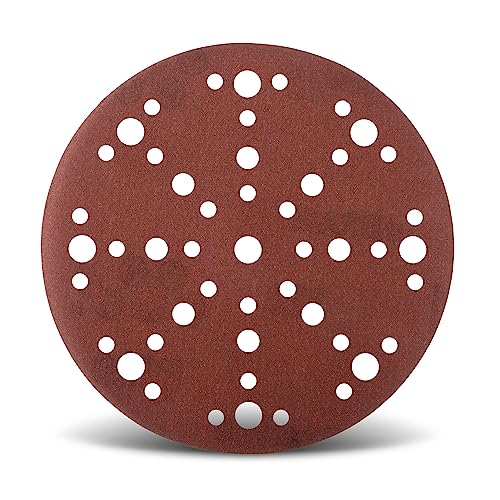 Wfix Craft IK88 Schleifscheiben 150mm Klett mit 48-Loch-Perforation für Exzenterschleifer | Körnung P240 - fein - 50er Profi Schleifpapier Set für Holzschliff Wfix Craft IK88 Schleifscheiben 150mm Klett mit 48-Loch-Perforation für Exzenterschleifer | Körnung P240 - fein - 50er Profi Schleifpapier Set für Holzschliff von WFix