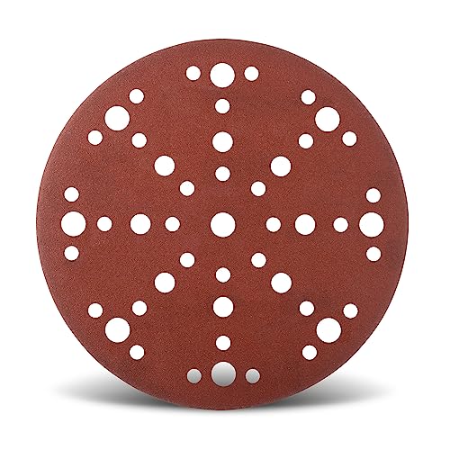 Wfix Craft IK88 Schleifscheiben 150mm Klett mit 48-Loch-Perforation für Exzenterschleifer | Körnung P320 - fein - 50er Profi Schleifpapier Set für Holzschliff Wfix Craft IK88 Schleifscheiben 150mm Klett mit 48-Loch-Perforation für Exzenterschleifer | Körnung P320 - fein - 50er Profi Schleifpapier Set für Holzschliff von WFix