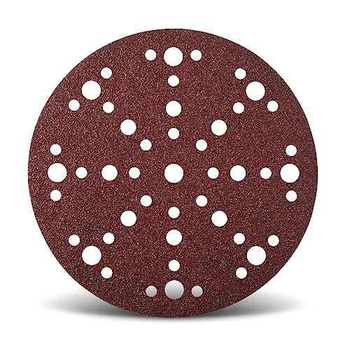Wfix Craft IK88 Schleifscheiben 150mm Klett mit 48-Loch-Perforation für Exzenterschleifer | Körnung P60 - grob - 50er Profi Schleifpapier Set für Holzschliff Wfix Craft IK88 Schleifscheiben 150mm Klett mit 48-Loch-Perforation für Exzenterschleifer | Körnung P60 - grob - 50er Profi Schleifpapier Set für Holzschliff von WFix