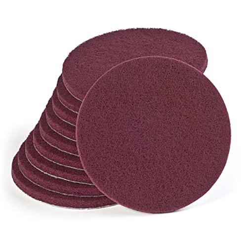 Wfix Klett Schleifvlies für Exzenterschleifer 150mm P120-180 mittel grob - rot | 10 Stück | Schleifschwamm - Polierschwamm 150mm für Metall inkl. Edelstahl, Stein, Holz, Kunststoff etc Wfix Klett Schleifvlies für Exzenterschleifer 150mm P120-180 mittel grob - rot | 10 Stück | Schleifschwamm - Polierschwamm 150mm für Metall inkl. Edelstahl, Stein, Holz, Kunststoff etc von WFix