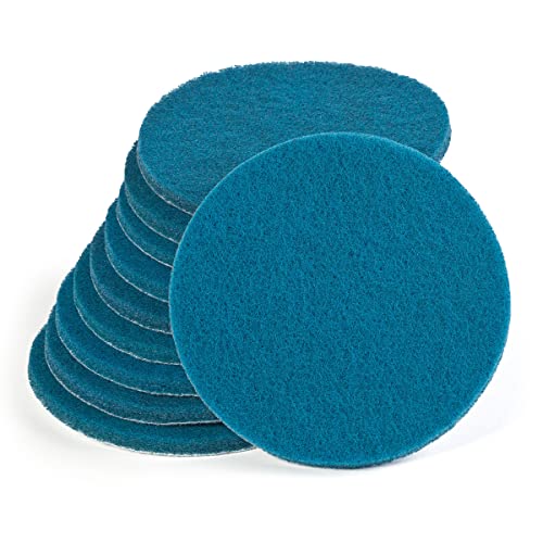 Wfix Klett Schleifvlies für Exzenterschleifer 150mm P400-500 mittel-fein - blau | 10 Stück | Schleifschwamm - Polierschwamm 150mm für Metall inkl. Edelstahl, Stein, Holz, Kunststoff etc Wfix Klett Schleifvlies für Exzenterschleifer 150mm P400-500 mittel-fein - blau | 10 Stück | Schleifschwamm - Polierschwamm 150mm für Metall inkl. Edelstahl, Stein, Holz, Kunststoff etc von WFix