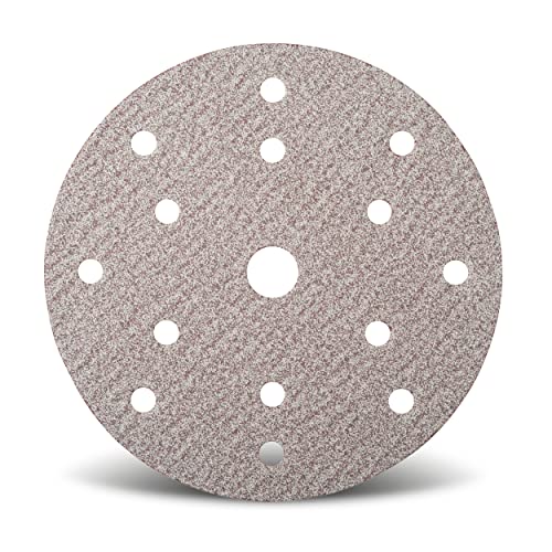 Wfix PRO F225 superlanglebige Schleifscheiben 150mm Klett 15-Loch-Perforation für den profesionellen Einsatz, Körnung P120 mittel - 100er Schleifpapier Set für Karosserie, Nautik, Zimmerei und Holz Wfix PRO F225 superlanglebige Schleifscheiben 150mm Klett 15-Loch-Perforation für den profesionellen Einsatz, Körnung P120 mittel - 100er Schleifpapier Set für Karosserie, Nautik, Zimmerei und Holz von WFix