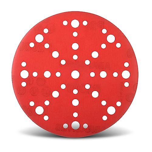 Wfix PRO Red Fire Wasserfeste Schleifscheiben 150mm Klett 48-Loch-Perforation für Exzenterschleifer, Körnung P2000 extrafein - 100er extra langlebig Schleifpapier Set für Holzschliff & Karosseriebau Wfix PRO Red Fire Wasserfeste Schleifscheiben 150mm Klett 48-Loch-Perforation für Exzenterschleifer, Körnung P2000 extrafein - 100er extra langlebig Schleifpapier Set für Holzschliff & Karosseriebau von WFix