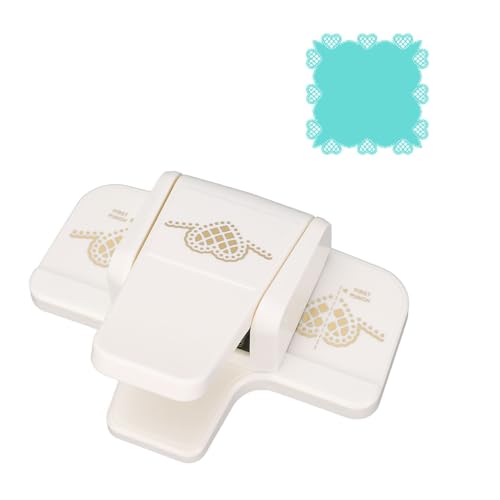 WGFOIP Erfolgswerkzeug für Craft Punches, Manuelle Papierkanten für Scrapbooking DIY mit Spitzenprägsende Dekorative Grenzen (Herzmuster großer Größe) von WGFOIP