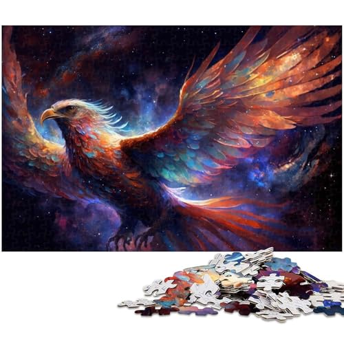 für Erwachsene, 1000-teiliges Phoenix-Puzzle, Geschenkpapier, Heimdekoration (Größe 38 x 26 cm) von WGLINGX