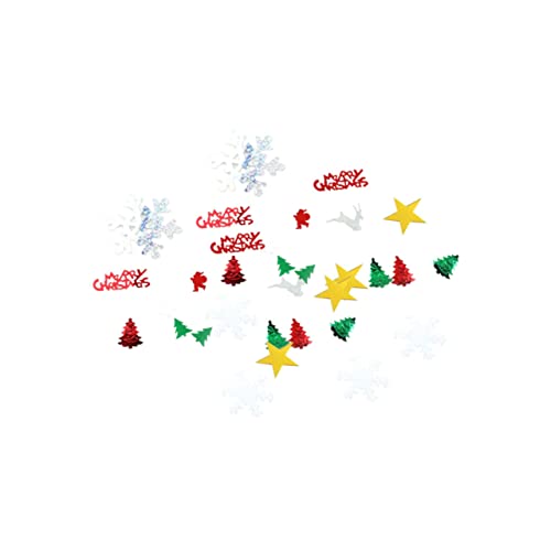 WHAMVOX 1 Packung Konfetti Mit Weihnachtsmotiv Glitzernde Pailletten Weihnachtsmann Schneeflocken Und Hirsch Stil Ideales PVC Dekorzubehör Für Zuhause Café Laden Und Bar WHAMVOX 1 Packung Konfetti Mit Weihnachtsmotiv Glitzernde Pailletten Weihnachtsmann Schneeflocken Und Hirsch Stil Ideales PVC Dekorzubehör Für Zuhause Café Laden Und Bar von WHAMVOX