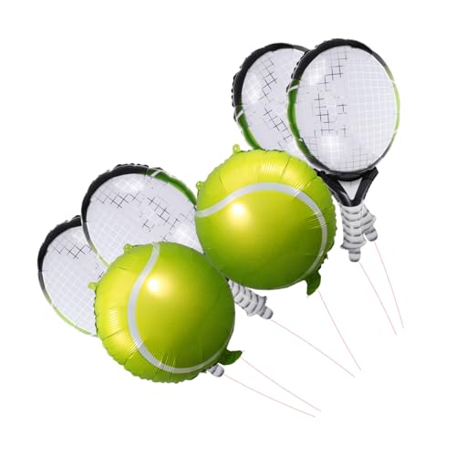 WHAMVOX 6 Pc Tennis Schläger Tennis Bälle Luftballons Geburtstag Partei Liefert Festliche Dekorationen Für WHAMVOX 6 Pc Tennis Schläger Tennis Bälle Luftballons Geburtstag Partei Liefert Festliche Dekorationen Für von WHAMVOX