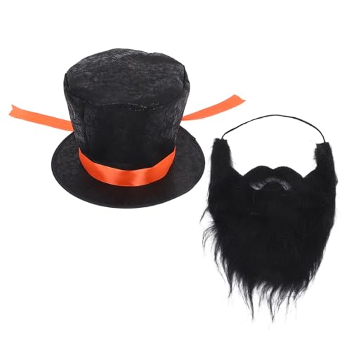 WHAMVOX 1 Set Schwarzer Zylinder Für Herren: Zaubererkostüm, Falscher, Smokingkappe Für Partyzubehör, Bühnenauftritte, Weihnachtsverkleidung, Maskerade WHAMVOX 1 Set Schwarzer Zylinder Für Herren: Zaubererkostüm, Falscher, Smokingkappe Für Partyzubehör, Bühnenauftritte, Weihnachtsverkleidung, Maskerade von WHAMVOX