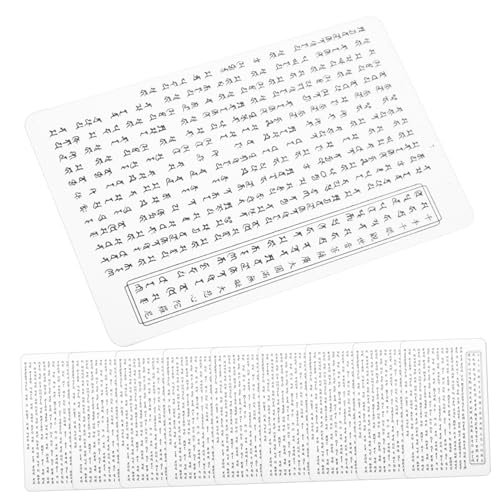 WHAMVOX 10 Teiliges Set Mit Transparenten Sanskrit Buchstabenkarten Transparente Feng Shui Schutzamulettkarten Für Lesezeichen Etiketten Dekorationen Spirituelle Heimdekoration WHAMVOX 10 Teiliges Set Mit Transparenten Sanskrit Buchstabenkarten Transparente Feng Shui Schutzamulettkarten Für Lesezeichen Etiketten Dekorationen Spirituelle Heimdekoration von WHAMVOX