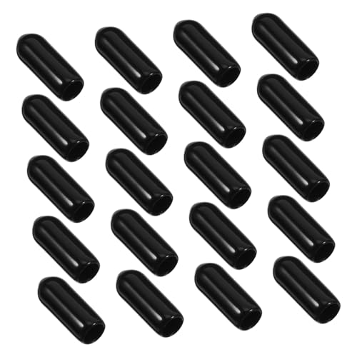 WHAMVOX 100 Stück Gummispitzen, Pvc-schraubgewindeschutz, Flexibler Schraubengewindeschutz, Bolzenendkappen Für Rohrstangenbolzen, Schwarz, 4,5 Mm WHAMVOX 100 Stück Gummispitzen, Pvc-schraubgewindeschutz, Flexibler Schraubengewindeschutz, Bolzenendkappen Für Rohrstangenbolzen, Schwarz, 4,5 Mm von WHAMVOX