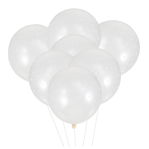 WHAMVOX 100pcs Clear Sterndruckballons Dekorativ 12 Zoll Latexballons Hochzeitsfeier WHAMVOX 100pcs Clear Sterndruckballons Dekorativ 12 Zoll Latexballons Hochzeitsfeier von WHAMVOX