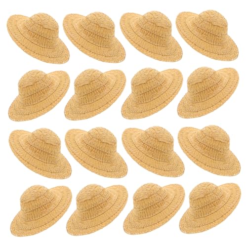 WHAMVOX 12 Stück Teiliges Mini Papierhüte Handgewebte Miniatur Zylinderhüte Dekorative DIY Puppenhut Accessoires Naturfarbene Kleine Hüte für Foto Requisiten und Puppenbekleidung WHAMVOX 12 Stück Teiliges Mini Papierhüte Handgewebte Miniatur Zylinderhüte Dekorative DIY Puppenhut Accessoires Naturfarbene Kleine Hüte für Foto Requisiten und Puppenbekleidung von WHAMVOX