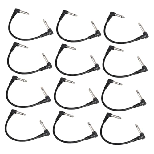 WHAMVOX 12Stücke Gitarren Patchkabel Audio Verbindungskabel für Effektpedale Langlebige Konstruktion für Optimale Klangqualität für Musikinstrumente und Auftritte WHAMVOX 12Stücke Gitarren Patchkabel Audio Verbindungskabel für Effektpedale Langlebige Konstruktion für Optimale Klangqualität für Musikinstrumente und Auftritte von WHAMVOX