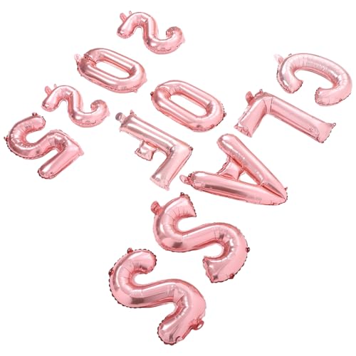 WHAMVOX 1Set Abschlussballon Abschlussdekoration Digitale Dekoration Aufblasbare Dekoration Requisitenballons Abschlusssaison Dekoration Partyzubehör Dekoration Aluminiumfolie Roségold WHAMVOX 1Set Abschlussballon Abschlussdekoration Digitale Dekoration Aufblasbare Dekoration Requisitenballons Abschlusssaison Dekoration Partyzubehör Dekoration Aluminiumfolie Roségold von WHAMVOX