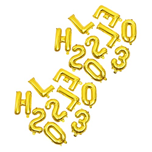 WHAMVOX Luftballons Dekoration 2 Sätze Neujahr Party Luftballons Buchstaben Zahlen Für Feier WHAMVOX Luftballons Dekoration 2 Sätze Neujahr Party Luftballons Buchstaben Zahlen Für Feier von WHAMVOX