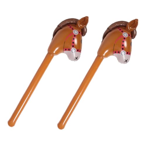 WHAMVOX 2 Stück Aufblasbarer Pferdekopf-stick, Pferdekopf-partyzubehör, Kleiner Pferdekopf-stick, Pferdekopf-stick, Auf Einem Stock, Aufblasbare Pferde-ballon-sticks WHAMVOX 2 Stück Aufblasbarer Pferdekopf-stick, Pferdekopf-partyzubehör, Kleiner Pferdekopf-stick, Pferdekopf-stick, Auf Einem Stock, Aufblasbare Pferde-ballon-sticks von WHAMVOX