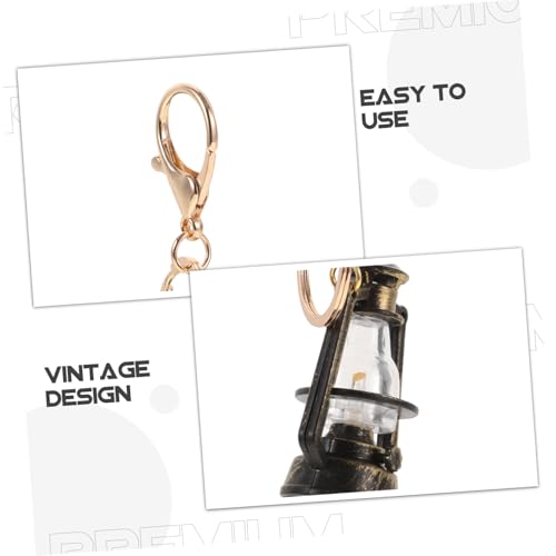 WHAMVOX 2 Stück Kreative Kerosinlampe Schlüsselanhänger aus Legierung und Kunststoff Leichter Bag Hanging Pendant für Taschen Koffer Dekorativer Schlüsselanhänger Tragbar und Stilvoll WHAMVOX 2 Stück Kreative Kerosinlampe Schlüsselanhänger aus Legierung und Kunststoff Leichter Bag Hanging Pendant für Taschen Koffer Dekorativer Schlüsselanhänger Tragbar und Stilvoll von WHAMVOX