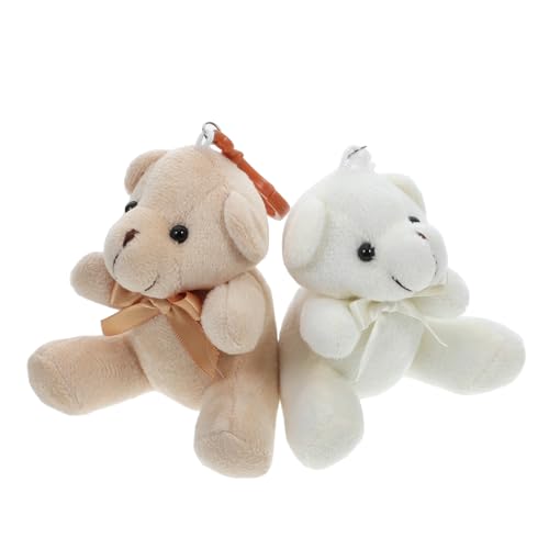 WHAMVOX 2 Stück Süße Plüschbären-anhänger, Spielzeug Für Hochzeit, Mini-bär, Plüschtiere Zum Geburtstag, Kleine Bären-schlüsselanhänger Für Frauen, Partygeschenke WHAMVOX 2 Stück Süße Plüschbären-anhänger, Spielzeug Für Hochzeit, Mini-bär, Plüschtiere Zum Geburtstag, Kleine Bären-schlüsselanhänger Für Frauen, Partygeschenke von WHAMVOX
