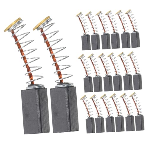 WHAMVOX 20 Stück Teiliges Kohlebürsten Motor Kohlebürsten für Elektrowerkzeuge Langlebig mit Hoher Leitfähigkeit Hitzearm Präzise Passform Schnelle Montage für Schleifmaschinen WHAMVOX 20 Stück Teiliges Kohlebürsten Motor Kohlebürsten für Elektrowerkzeuge Langlebig mit Hoher Leitfähigkeit Hitzearm Präzise Passform Schnelle Montage für Schleifmaschinen von WHAMVOX