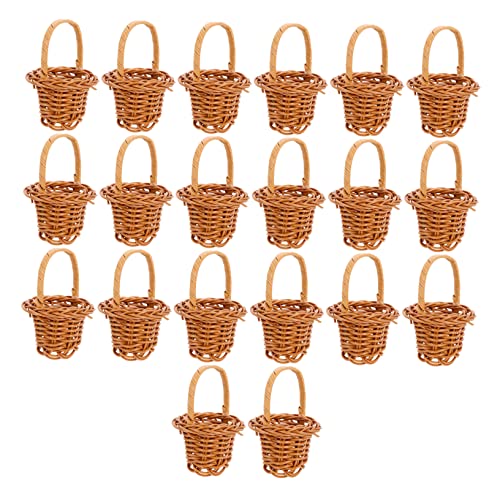 WHAMVOX Weidenkorb Weiß Lagerung Korb Für Dekorative Blume Hand-woven Tabletop Mini Für WHAMVOX Weidenkorb Weiß Lagerung Korb Für Dekorative Blume Hand-woven Tabletop Mini Für von WHAMVOX