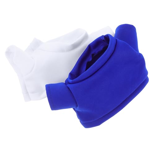 WHAMVOX 2Stücke Plüschbär Kleidung für DIY Puppen Austauschbare T Shirts für Stofftiere Weiche Bequeme Bekleidung für Kreative Spielmöglichkeiten und Endlose Kombinationen von WHAMVOX