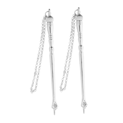 WHAMVOX 2pcs Bibel Lesen Zeiger Tool Metal Jüdische Schrift Reading Hilfsbuch Handzeiger Seitenmarker Zeiger Mit Kette Für Jüdische Schriftrollen Home School von WHAMVOX