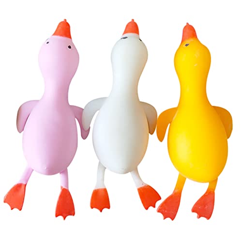 WHAMVOX 3 Stück Dehnbares Stressabbau Ente Druckspielzeug Kreative Sensorik für Party Mitgebsel Jungen Mädchen WHAMVOX 3 Stück Dehnbares Stressabbau Ente Druckspielzeug Kreative Sensorik für Party Mitgebsel Jungen Mädchen von WHAMVOX