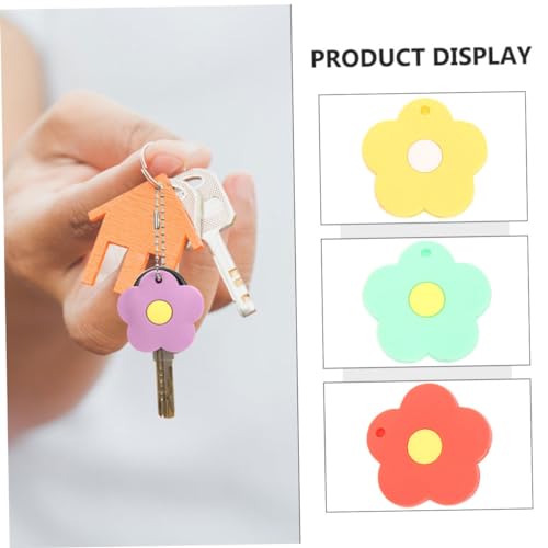 WHAMVOX 4 Stück Silikon Schlüsselanhänger Blütenform Schlüsselcover Kawaii Schlüsselhüllen Schutz Kappen Schlüsselbund Anhänger für Alltag und Geschenk WHAMVOX 4 Stück Silikon Schlüsselanhänger Blütenform Schlüsselcover Kawaii Schlüsselhüllen Schutz Kappen Schlüsselbund Anhänger für Alltag und Geschenk von WHAMVOX