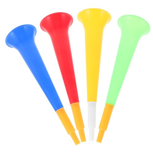 WHAMVOX 4 Stück Teiliges Fußballhorn aus Kunststoff Laute Stadion Tröten für Bunte Trompeten zum Anfeuern bei Fußballspielen Partys und Schulveranstaltungen WHAMVOX 4 Stück Teiliges Fußballhorn aus Kunststoff Laute Stadion Tröten für Bunte Trompeten zum Anfeuern bei Fußballspielen Partys und Schulveranstaltungen von WHAMVOX