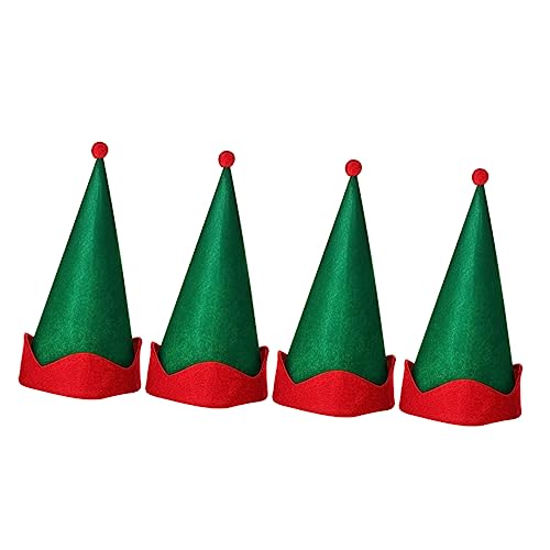 WHAMVOX 4 Stücke Neuheit Weihnachten Kappe Festliche Party Kopfbedeckungen Für Urlaub Kostüme Grüne Hüte Weihnachten Zubehör WHAMVOX 4 Stücke Neuheit Weihnachten Kappe Festliche Party Kopfbedeckungen Für Urlaub Kostüme Grüne Hüte Weihnachten Zubehör von WHAMVOX