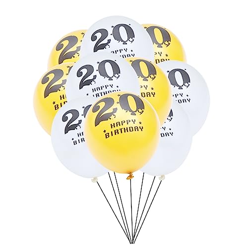 WHAMVOX 40 20 20. Partei 20 Geburtstagsdeko Luftballons balloons wasserballons Zahlenballons Gedenkballons Geburtstag Luftballons geburtstagsbankett dekoration Weihnachten Film von WHAMVOX