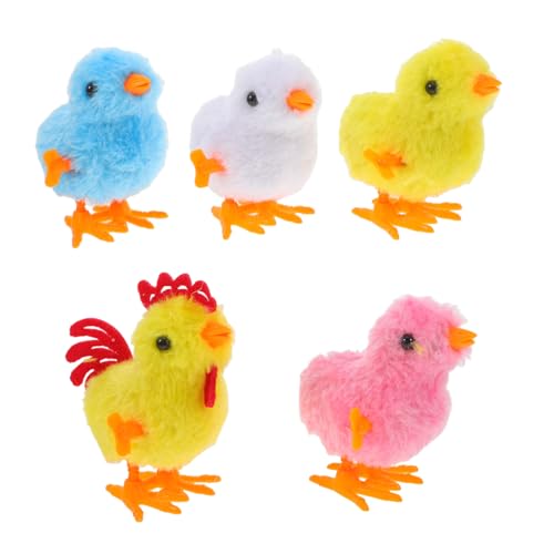 WHAMVOX 5 Stück Teiliges Realistisches Plüsch Hühnchen Aufziehspielzeug Springend für Kleinkinder Frühlingsfest Mitgebsel Miniatur Bauernhoftiere Kreative Unterhaltung WHAMVOX 5 Stück Teiliges Realistisches Plüsch Hühnchen Aufziehspielzeug Springend für Kleinkinder Frühlingsfest Mitgebsel Miniatur Bauernhoftiere Kreative Unterhaltung von WHAMVOX