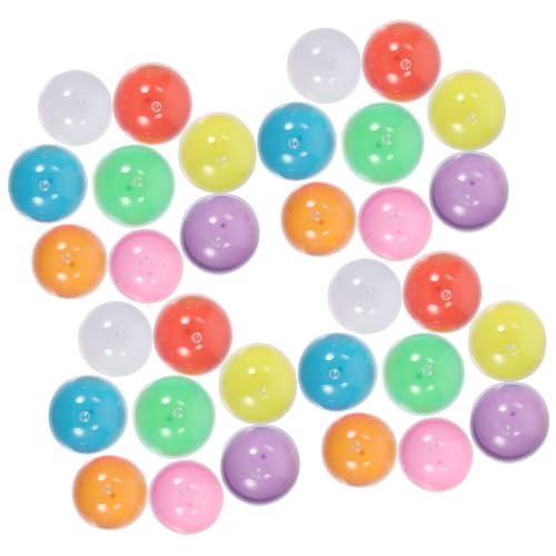 WHAMVOX 50 Stück Halbtransparente Kunststoffkapseln Leere Aufschraubbare Loskugeln für Tombola Lotteriespiele Party Stabile und Wiederverwendbare Spielkugeln WHAMVOX 50 Stück Halbtransparente Kunststoffkapseln Leere Aufschraubbare Loskugeln für Tombola Lotteriespiele Party Stabile und Wiederverwendbare Spielkugeln von WHAMVOX