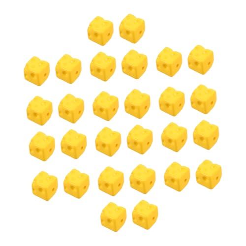 WHAMVOX 50 Stück Käse Perlen mit Geradem Leichte Nachbildungskäse Spacer Beads für DIY Schmuckherstellung Vielseitig für Halsketten Armbänder Schlüsselanhänger Telefonketten und WHAMVOX 50 Stück Käse Perlen mit Geradem Leichte Nachbildungskäse Spacer Beads für DIY Schmuckherstellung Vielseitig für Halsketten Armbänder Schlüsselanhänger Telefonketten und von WHAMVOX