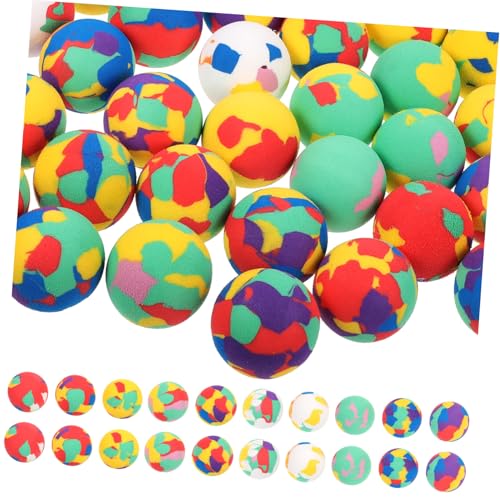WHAMVOX 50 Stück Teiliges Bunte EVA Hüpfbälle Leichte Elastische Spielbälle für Drinnen und Draußen Tragbar als Geburtstagsgeschenk und Belohnungsspielzeug WHAMVOX 50 Stück Teiliges Bunte EVA Hüpfbälle Leichte Elastische Spielbälle für Drinnen und Draußen Tragbar als Geburtstagsgeschenk und Belohnungsspielzeug von WHAMVOX