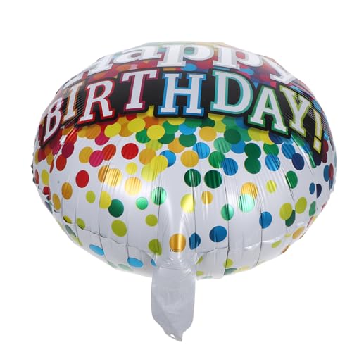 WHAMVOX 6 Stück „happy Birthday“-folienballons: Kreisförmige Heliumballons Als Party-hintergrunddekoration – Zubehör Für Geburtstagsfeiern WHAMVOX 6 Stück „happy Birthday“-folienballons: Kreisförmige Heliumballons Als Party-hintergrunddekoration – Zubehör Für Geburtstagsfeiern von WHAMVOX