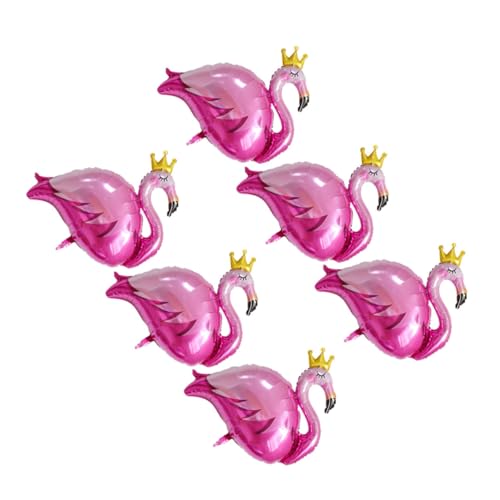 WHAMVOX 6 Stück Teiliges Flamingo und Krone Partyballons Langlebig Luftdicht Farbenfrohe Hawaii-dekoration für Geburtstagsfeiern und Festliche Anlässe WHAMVOX 6 Stück Teiliges Flamingo und Krone Partyballons Langlebig Luftdicht Farbenfrohe Hawaii-dekoration für Geburtstagsfeiern und Festliche Anlässe von WHAMVOX